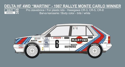 TRANSKIT LANCIA DELTA HF 4WD MARTINI - 1987 RALLY MONTE CARLO