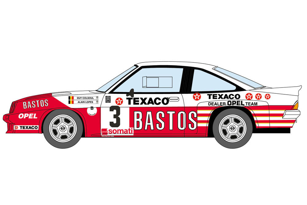 AUTOCOLLANTS OPEL 400 BASTOS TEXACO RALLY TEAM 1985