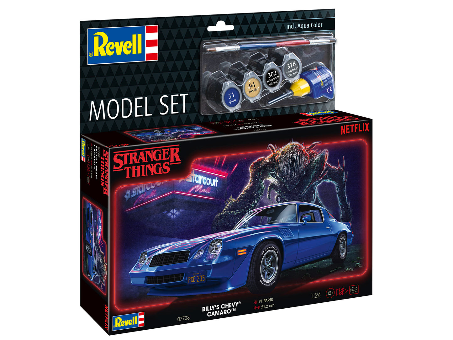 Chevrolet Camaro Z/28 - Stranger Things - Model Set