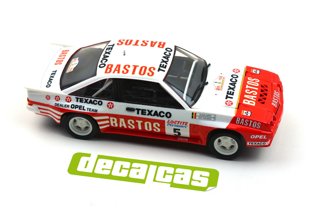 AUTOCOLLANTS OPEL 400 BASTOS TEXACO RALLY TEAM 1985