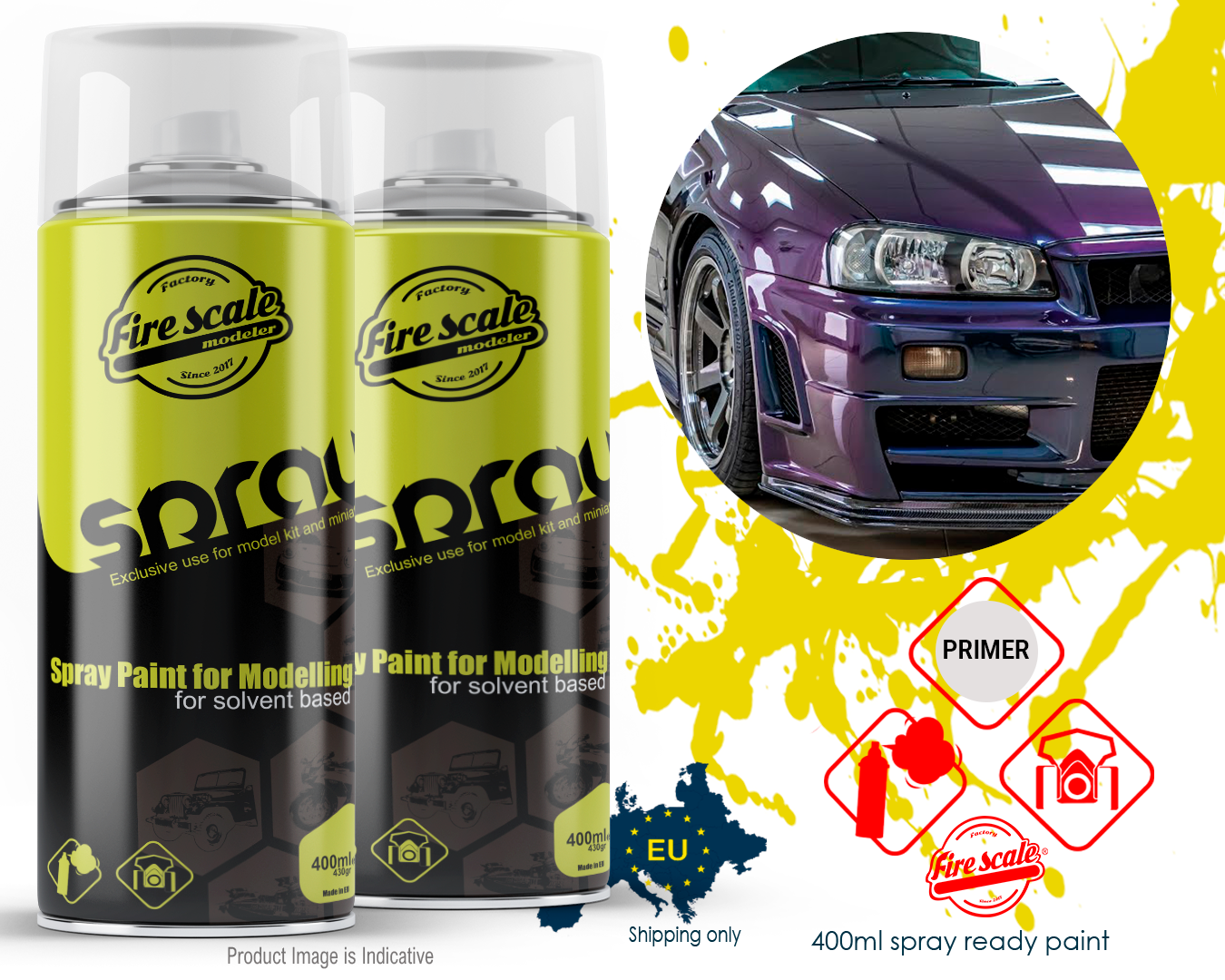 Midnight Purple II Nissan LV4 + Base color 800ml – DModelkits