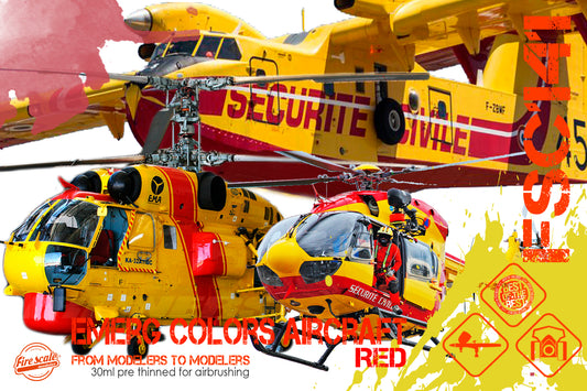 Emerg Colors Aircraft - Red