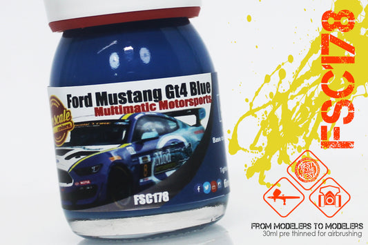Ford Mustang GT4 Multimatic Motorsports Blue