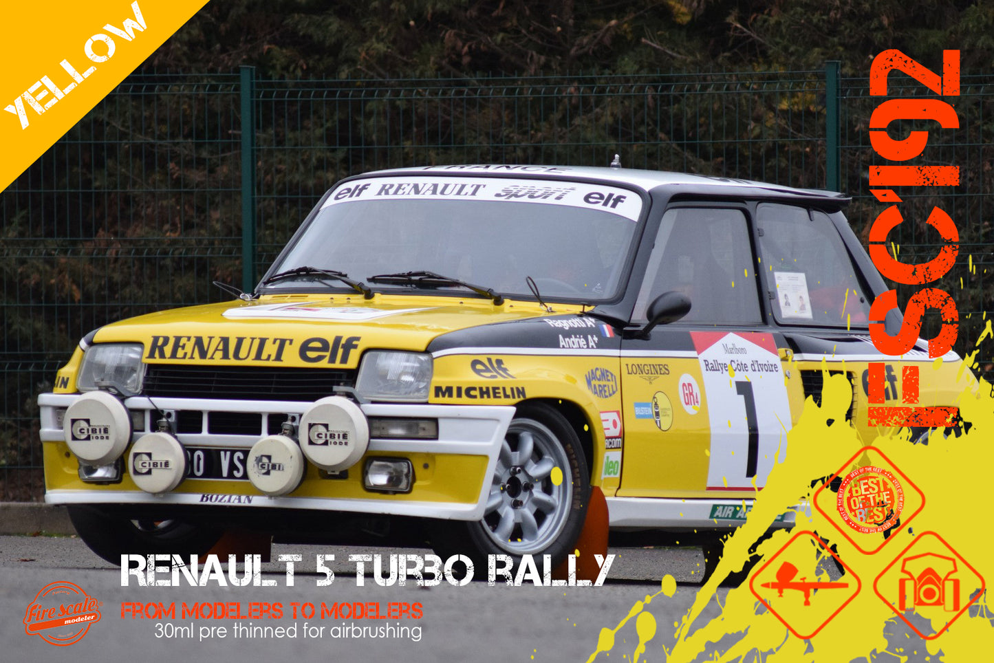 Renault 5 Turbo Rally - Yellow