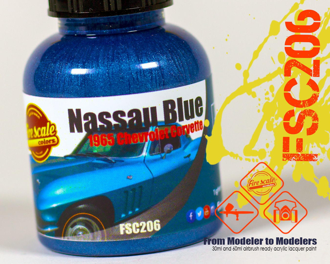 Nassau Blue Chervolet Corvette – DModelkits
