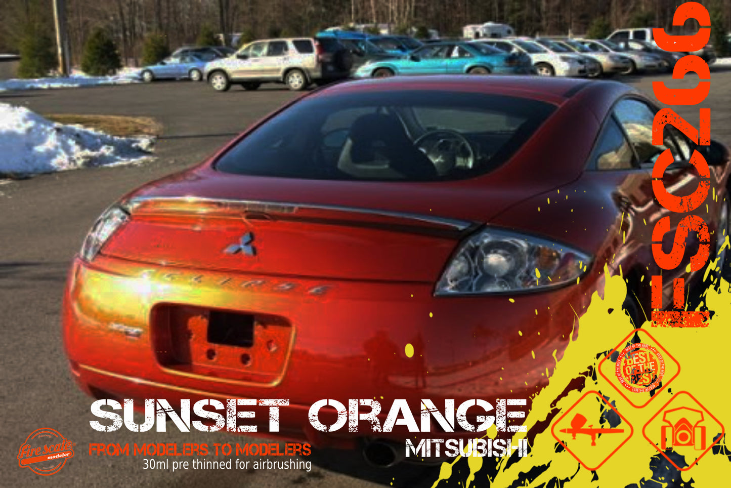 Sunset Orange Mitsubishi