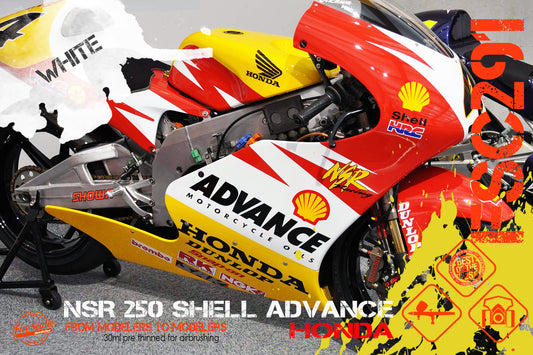 NSR 250 Shell Advance Honda - White