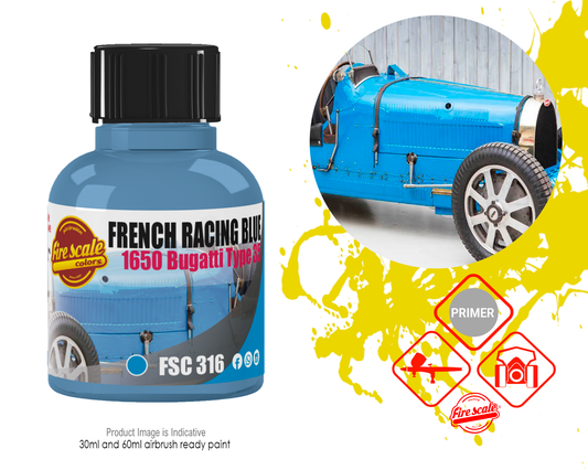 French Racing Blue 1650 Bugatti Type 35