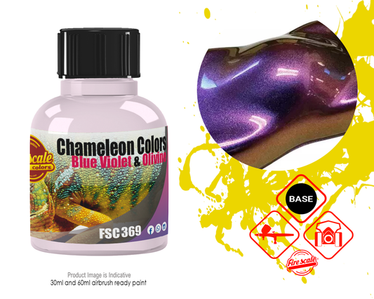 Blue Violet & Olivine Chameleon