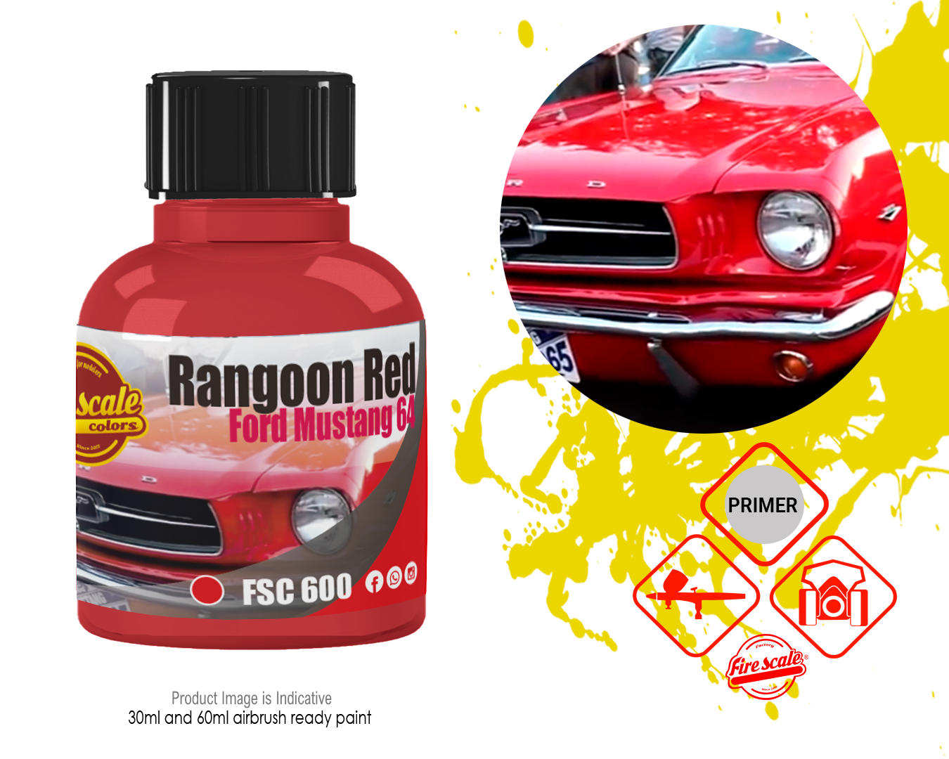 Rangoon Red Ford Mustang 64 – dmodelkits