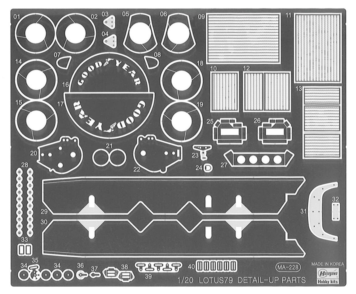 LOTUS TYPE 79 - OLYMPUS - F1 GRAND PRIX GERMAN 1978 - DETAIL UP VERSION