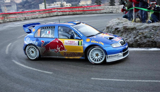 SKODA FABIA WRC 05 RED BULL - RALLY MONTE CARLO 2006 - PANIZZI