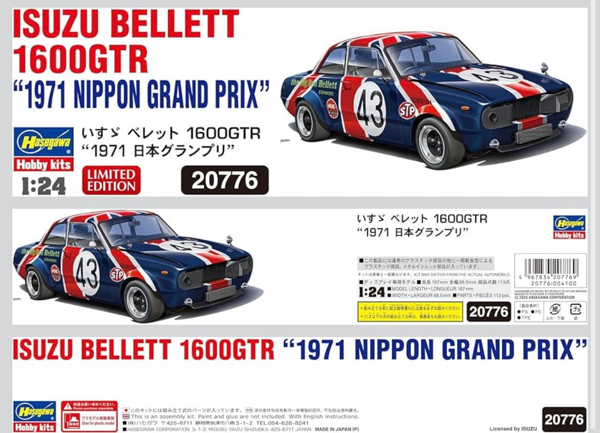 Isuzu Bellett 1600Gtr 1971 Nippon Grand Prix – DModelkits