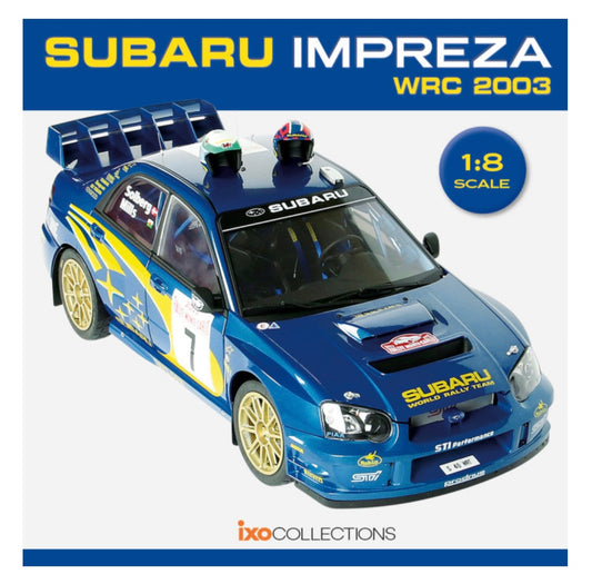 1/8 SUBARU IMPREZA WRC RALLYE MONTE CARLO 2003 - IXO