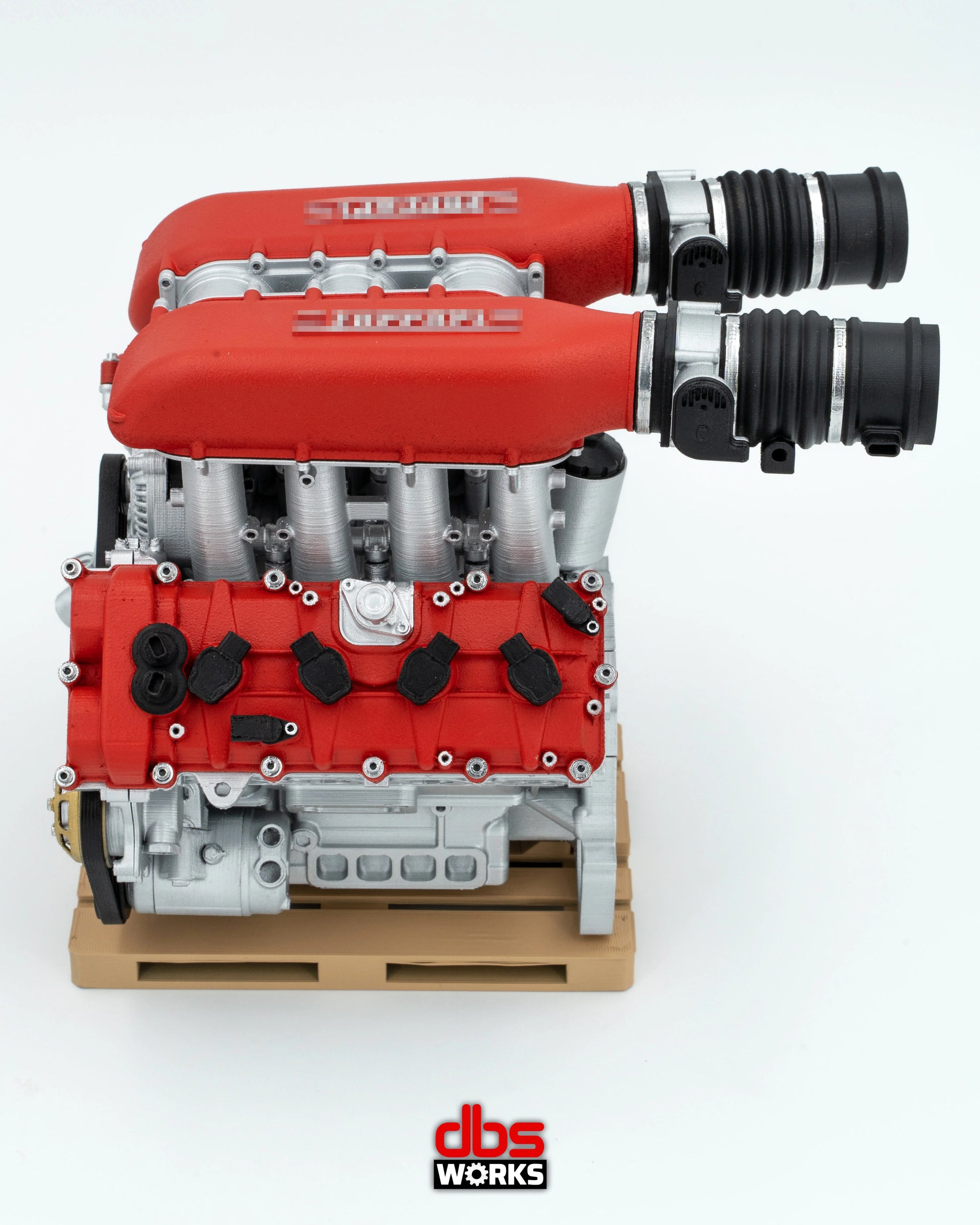 F136 FB - FERRARI 458 - ENGINE ASSEMBLED – DModelkits