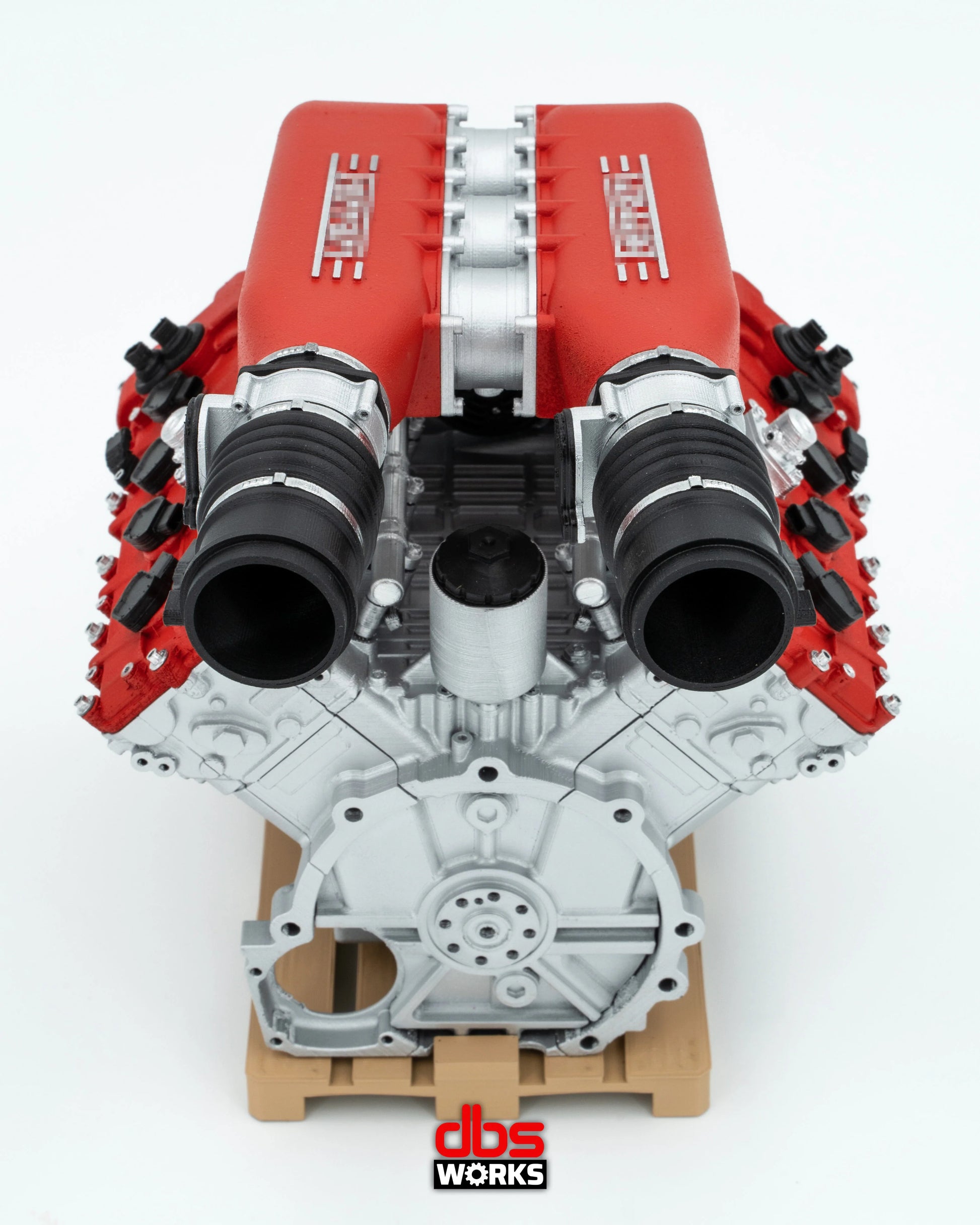 F136 FB - FERRARI 458 - ENGINE ASSEMBLED – DModelkits