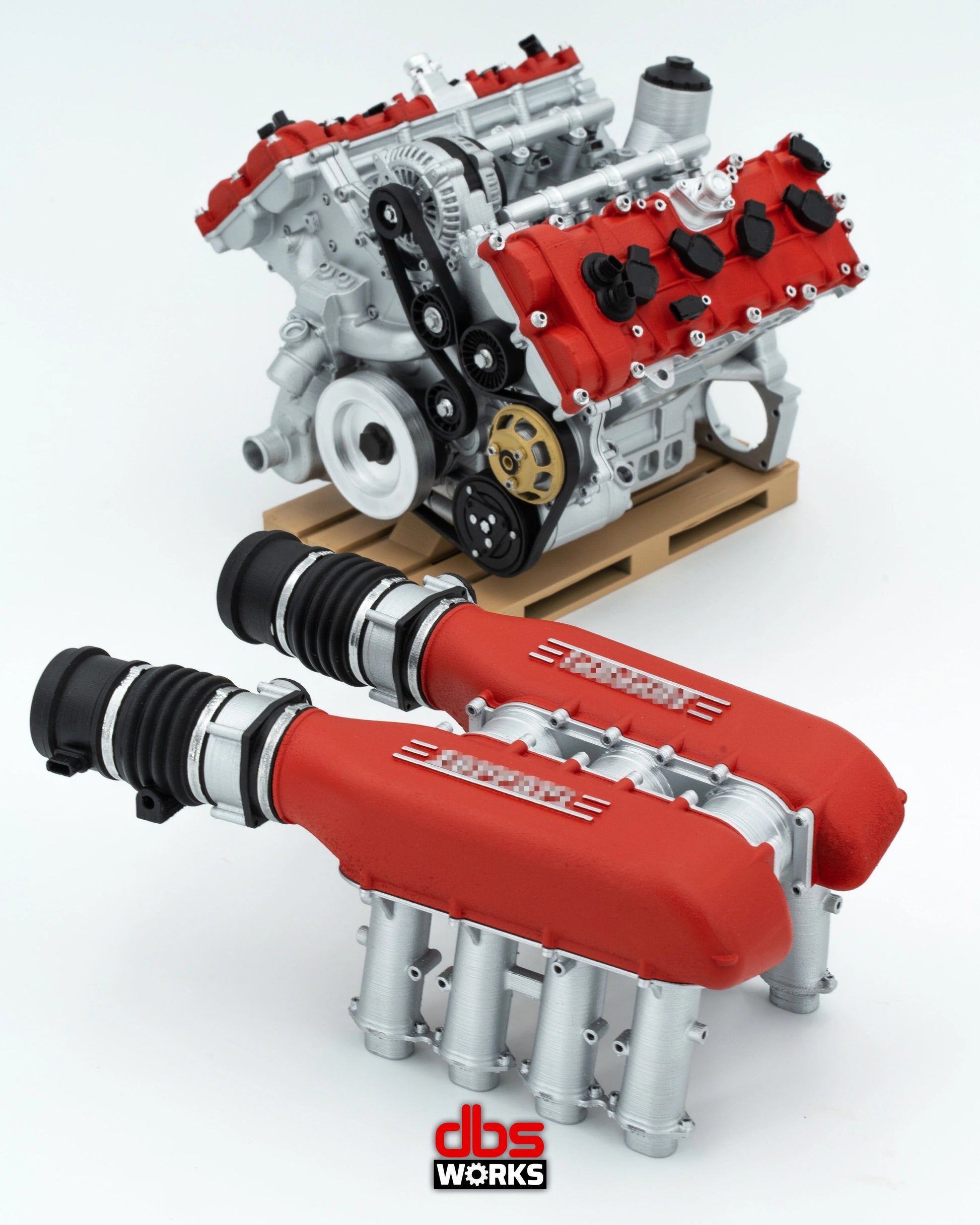 Ferrari 458 Engine Cutaway