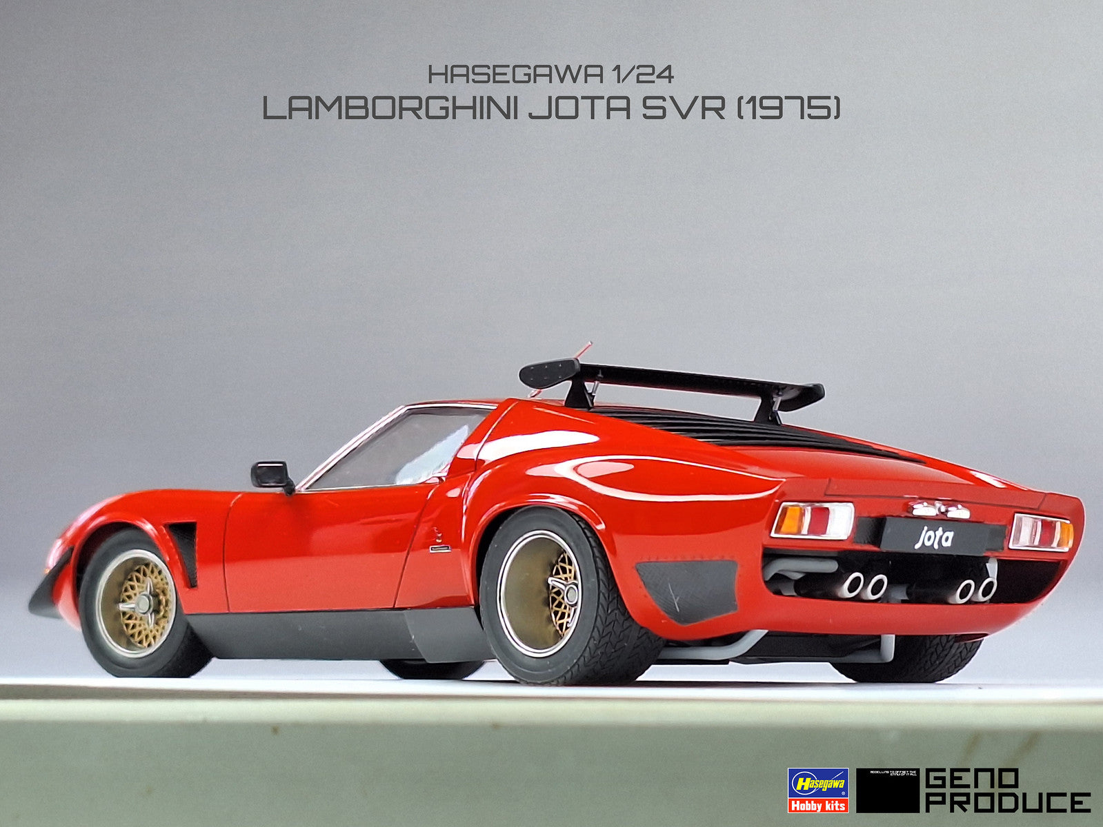 Lamborghini Jota SVR with Female figure – DModelkits