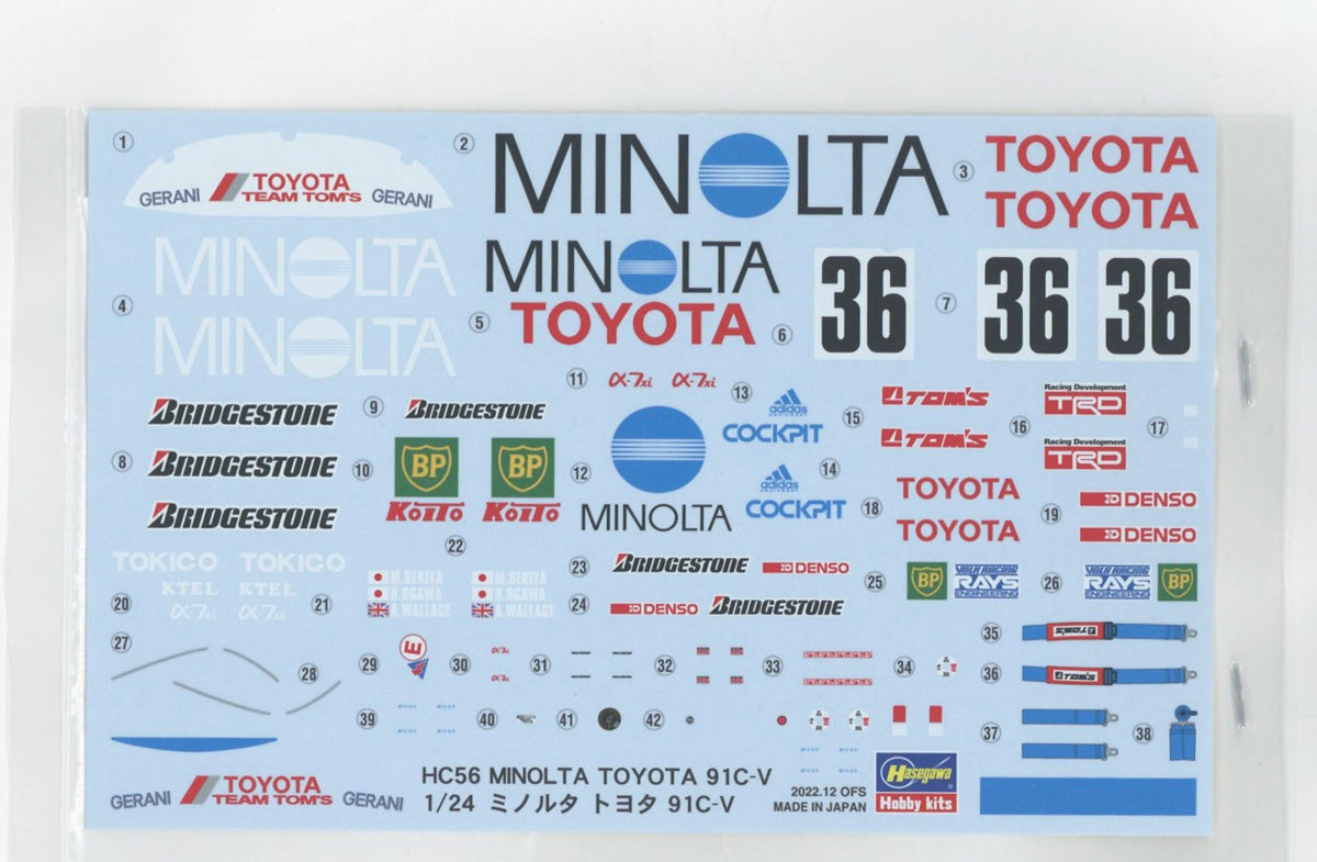 TOYOTA 91C-V MINOLTA - JSPC 1991