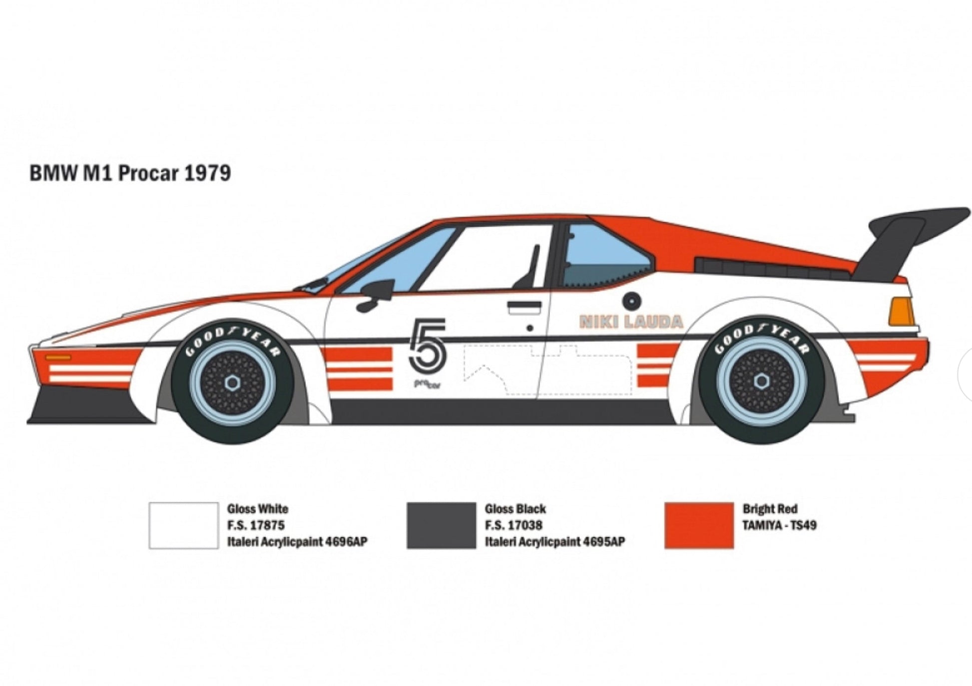 BMW M1 group 4 procar 1979 - RECORD diffusion - KIT metal 1/43 [43 BMW M1 group 4 procar 1979 - RECORD diffusion - KIT metal 1/43 [43