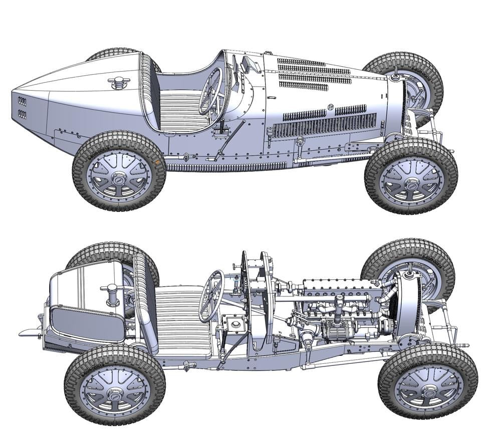 BUGATTI TYPE 35B - GRAND PRIX DE MONACO 1929 ET 1930 F1