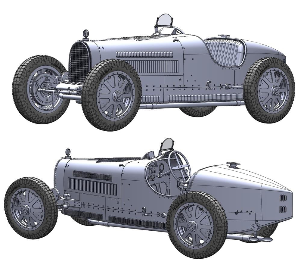 Voitures - Bugatti Type 35B Grand Prix de Monaco 1930 Voitures - Bugatti Type 35B Grand Prix de Monaco 1930
