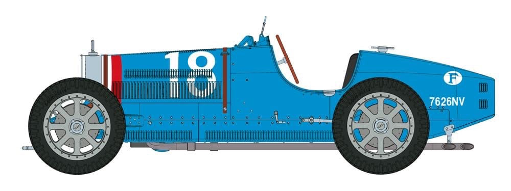 BUGATTI TYPE 35B - MONACO GRAND PRIX 1929 AND 1930 F1