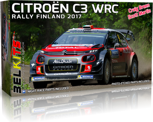 CITROEN C3 WRC RALLYE DE FINLANDE 2017 G.BREEN 