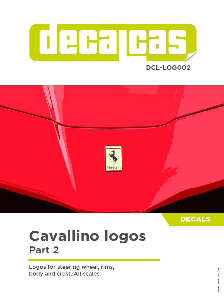 DECAL SET FERRARI CAVALLINO LOGO