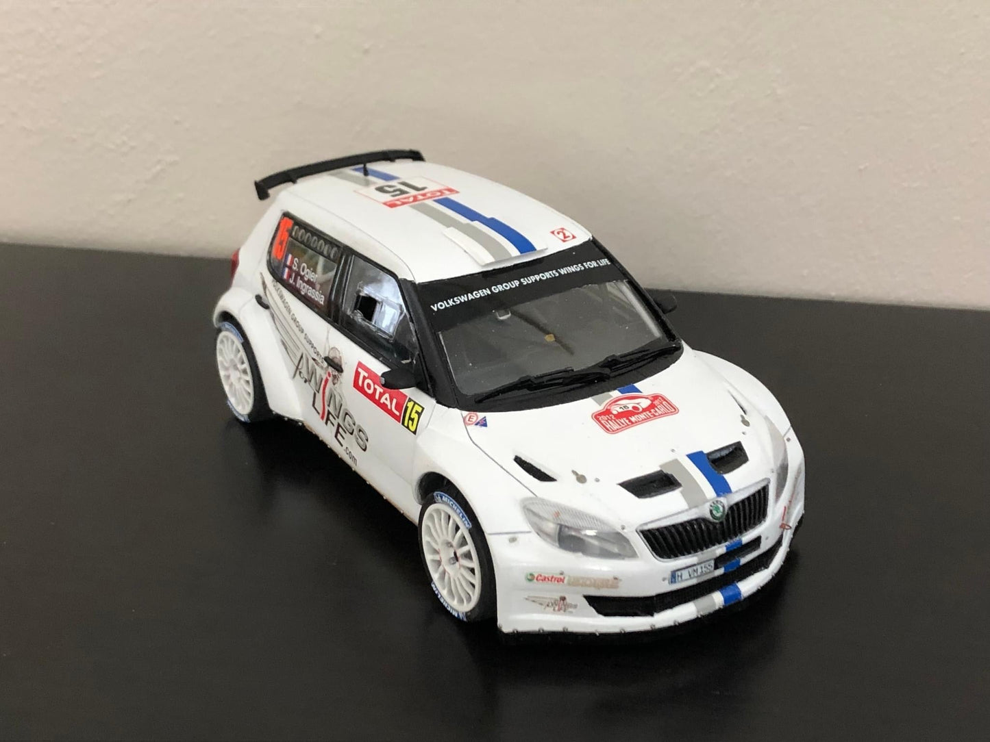 DECAL SKODA FABIA S2000 EVO - RALLY MONTE CARLO 2012 SEB. OGIER