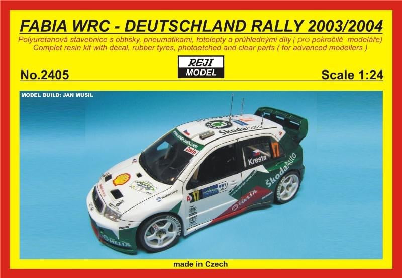 SKODA FABIA WRC - RALLYE D'ALLEMAGNE 2003/2004 