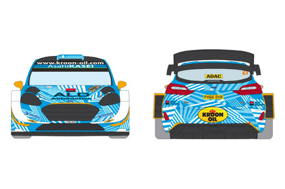 DECALS FORD FIESTA WRC - DEUTSCHLAND RALLY 2018