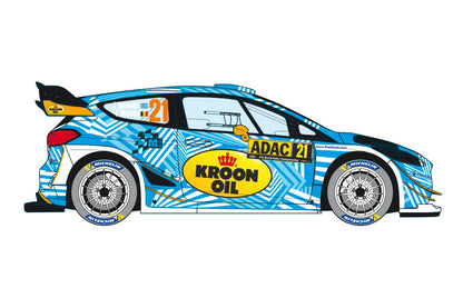 DECALS FORD FIESTA WRC - DEUTSCHLAND RALLY 2018