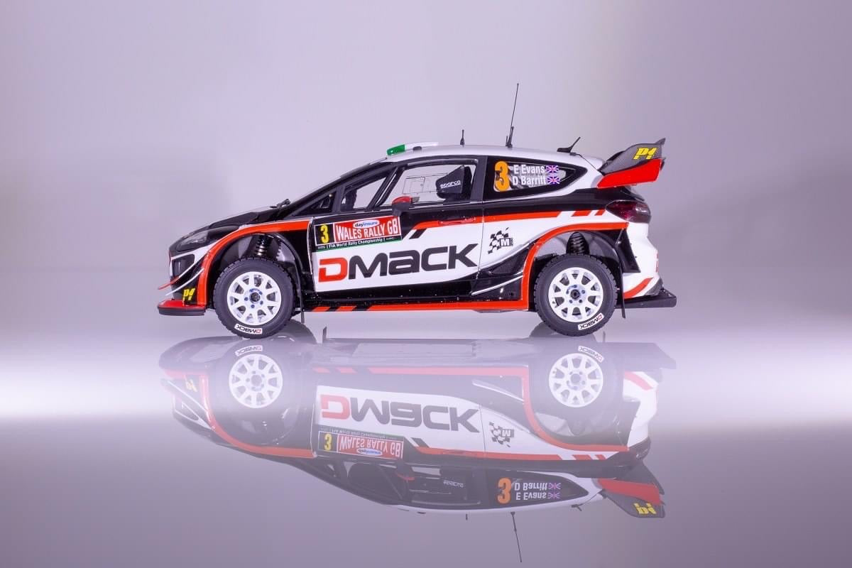 DECALS FORD FIESTA WRC DMACK TEAM - RALLY MONTE CARLO 2017