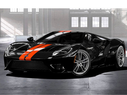DECALS FORD GT STRIPES A/SOLID