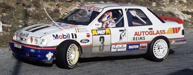 AUTOCOLLANTS FORD SIERRA COSWORTH 4X4 - RALLYE MONTE CARLO 1992