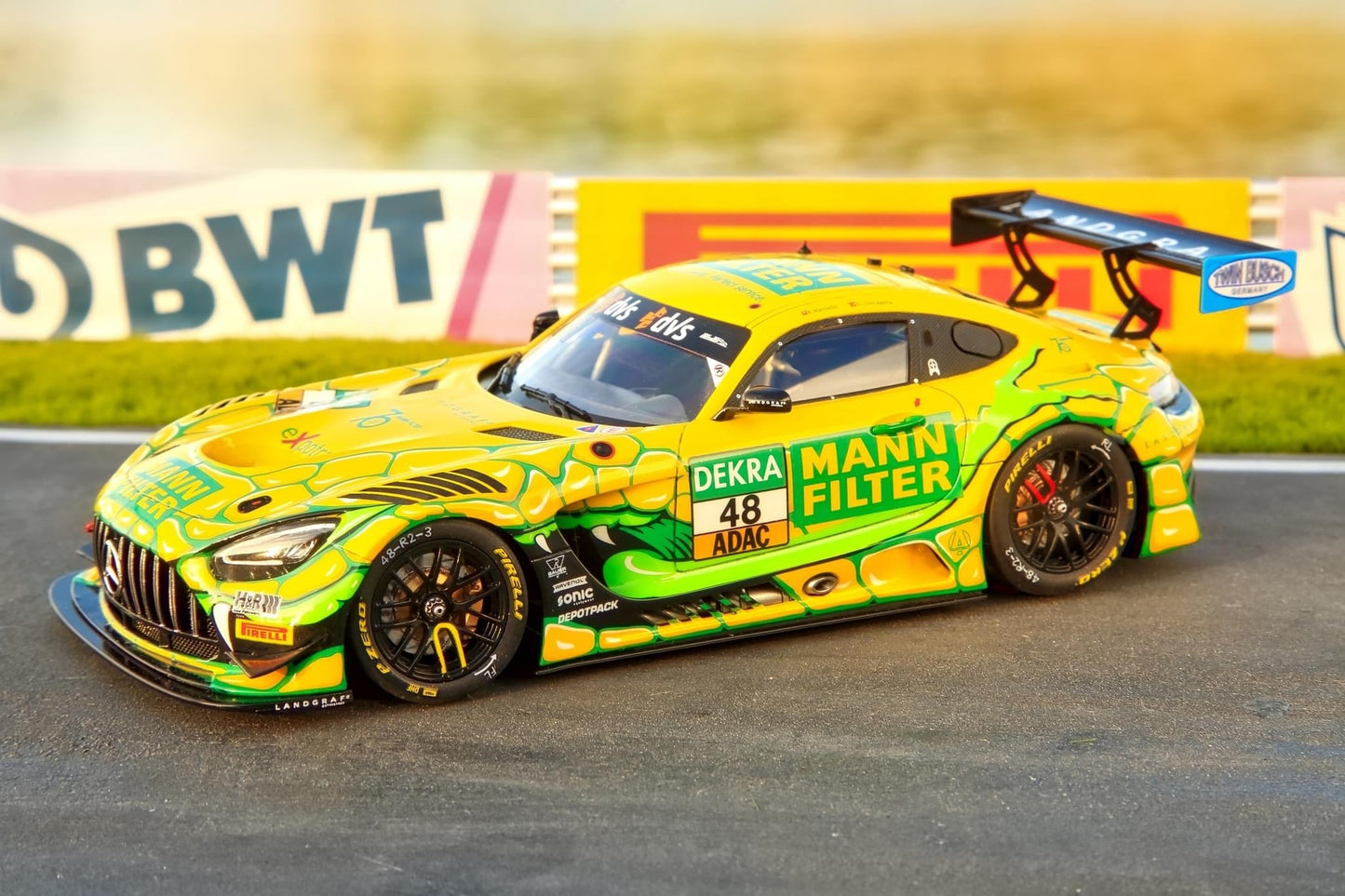 DECALS MERCEDES BENZ AMG GT3 - MANN-FILTER - ADAC GT MASTERS 2022