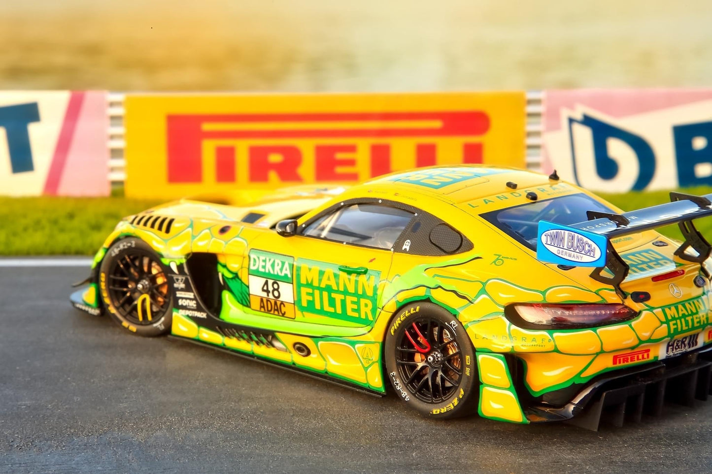 AUTOCOLLANTS MERCEDES BENZ AMG GT3 - MANN-FILTER - ADAC GT MASTERS 2022