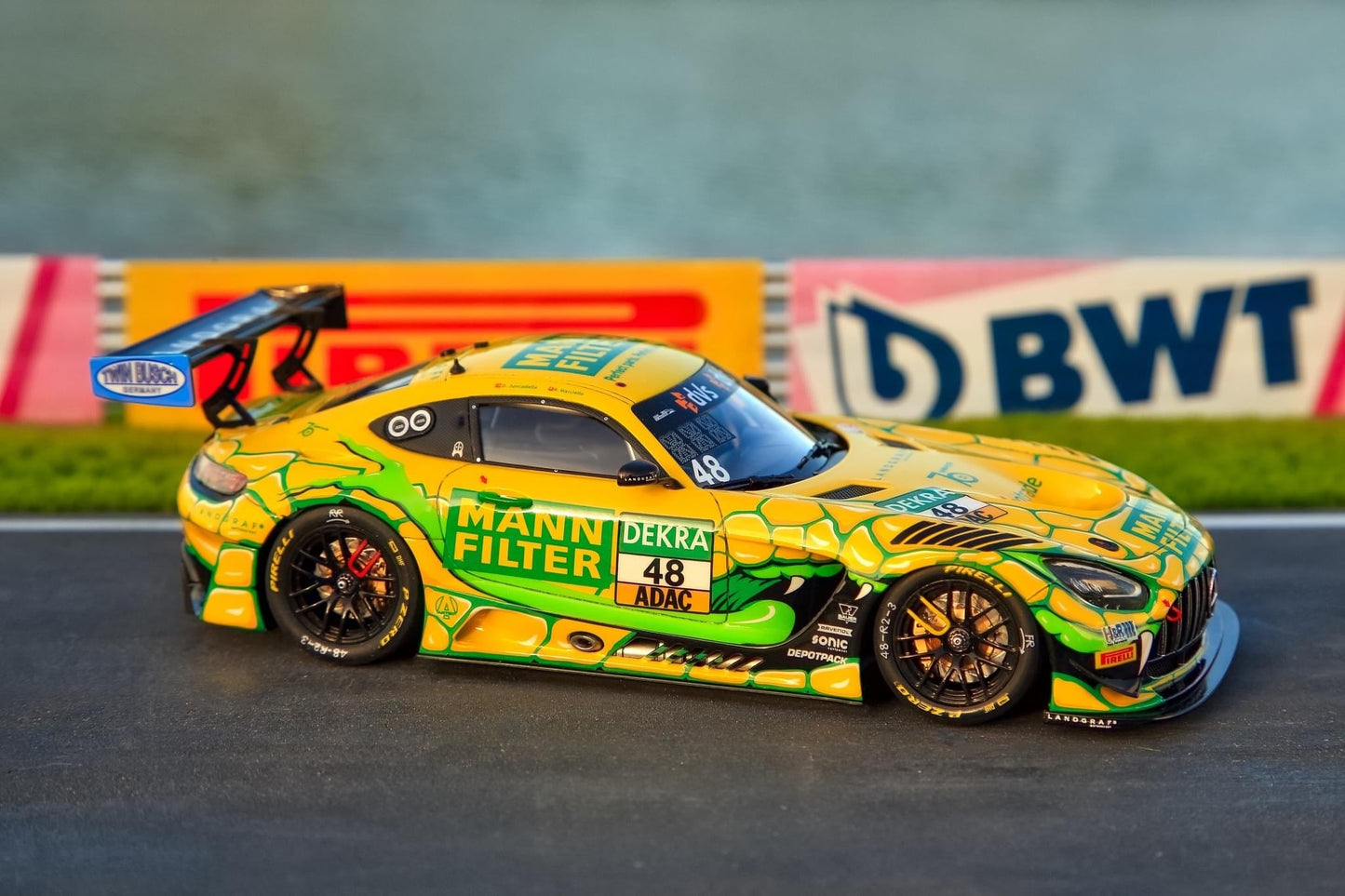 DECALS MERCEDES BENZ AMG GT3 - MANN-FILTER - ADAC GT MASTERS 2022