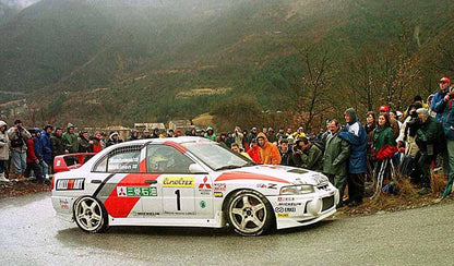 DECALS MITSUBISHI LANCER EVO IV - RALLY MONTE CARLO 1997 AND 1998