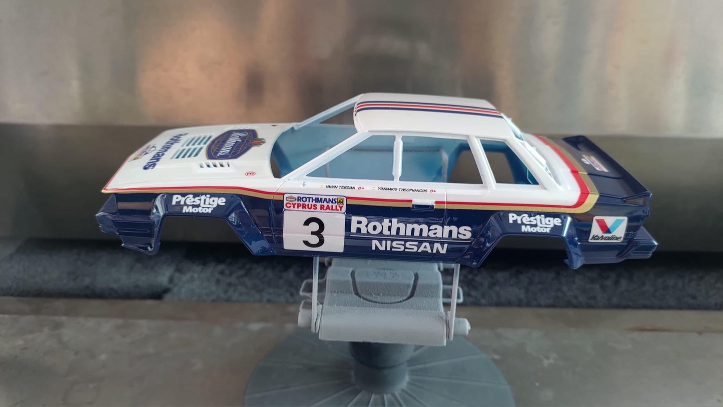 AUTOCOLLANTS NISSAN 240 RS - ROTHMANS - RALLYE DE CHYPRE 1986