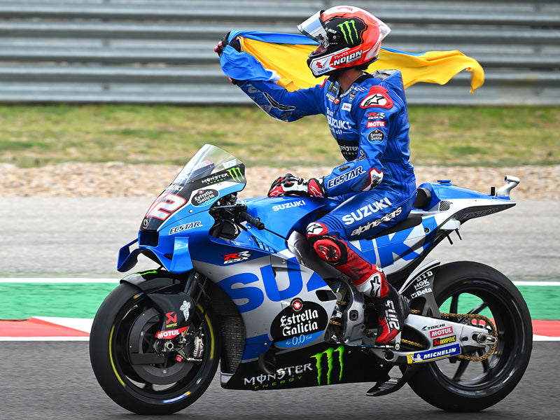Moto GP Alex Rins Suzuki Monster Motorrad Aufkleber - Star Sam