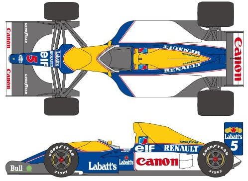 DECALS WILLIAMS FW14B - CAMEL - F1 1992