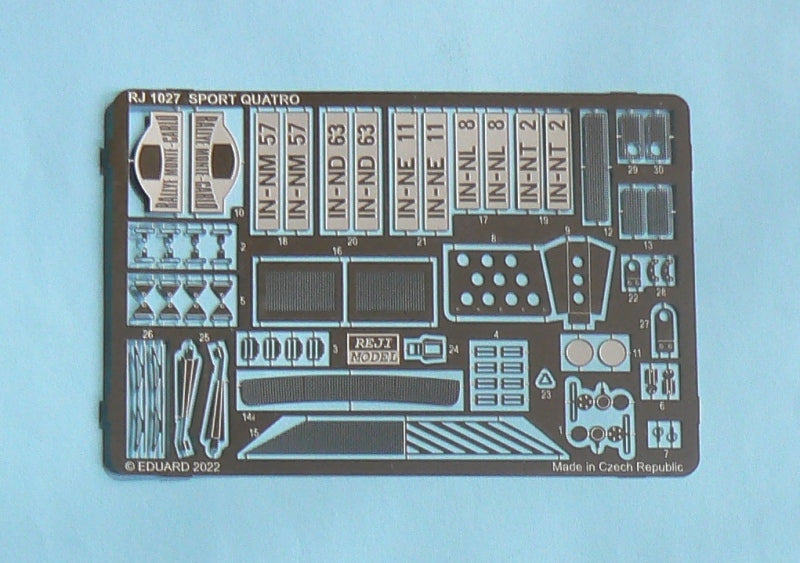 CONFIGURATION DÉTAILLÉE AUDI QUATTRO S1