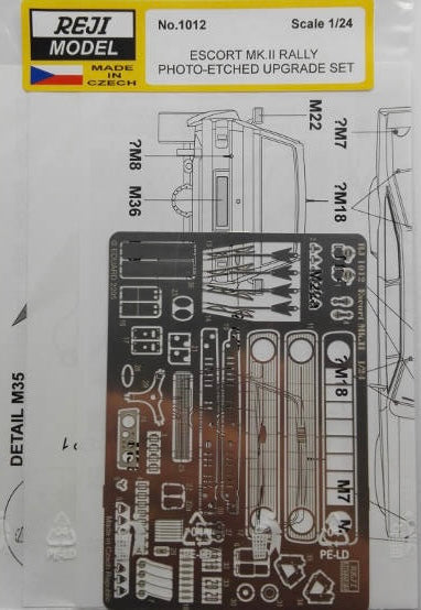 DETAIL CONFIGURATION FORD ESCORT MKII 1800