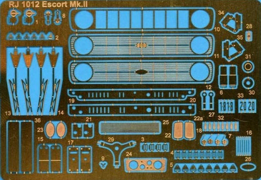 DETAIL CONFIGURATION FORD ESCORT MKII 1800