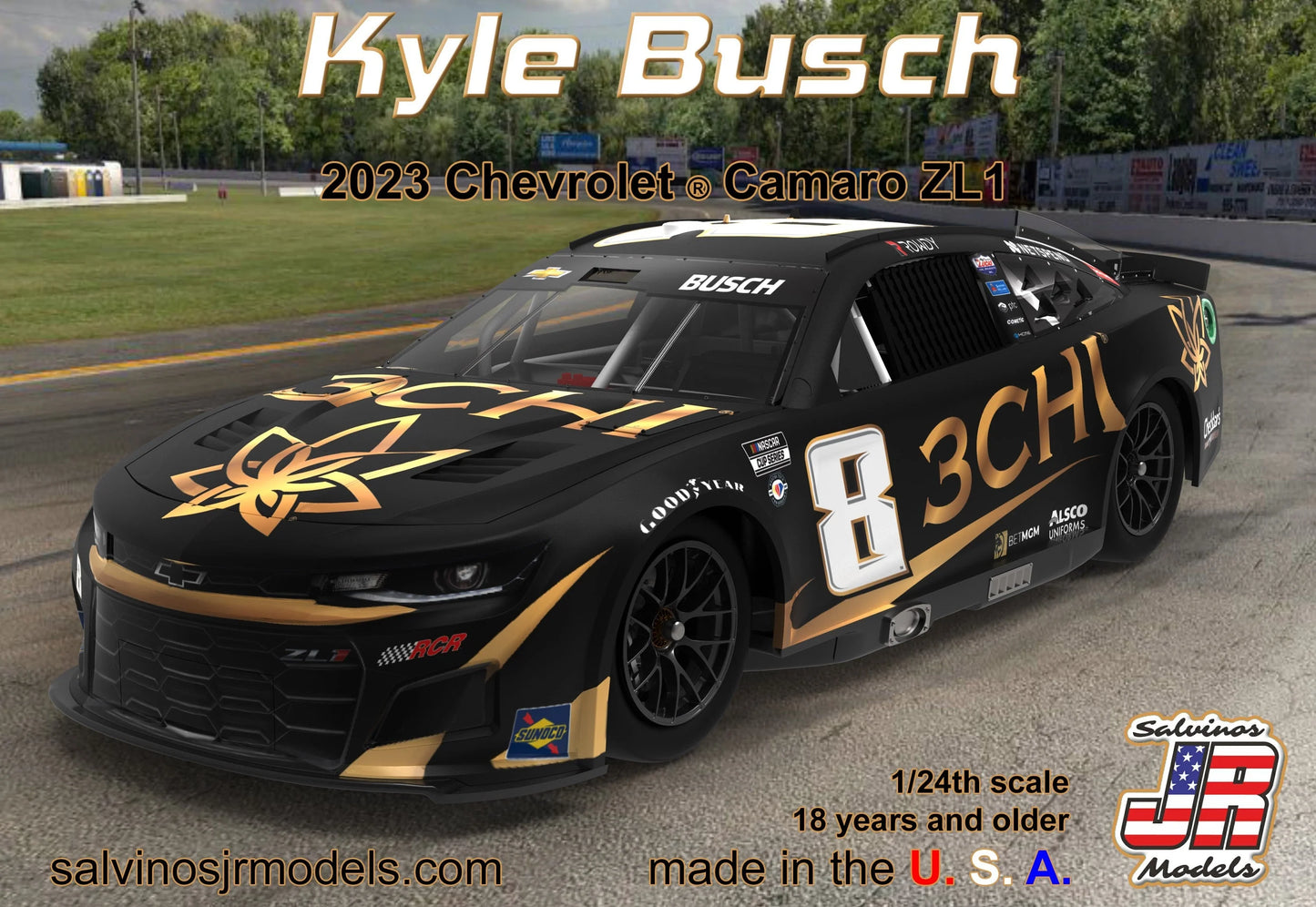 CHEVROLET CAMARO ZL1 NASCAR 2023 - KYLE BUSCH - 3CHI - NASCAR 2023