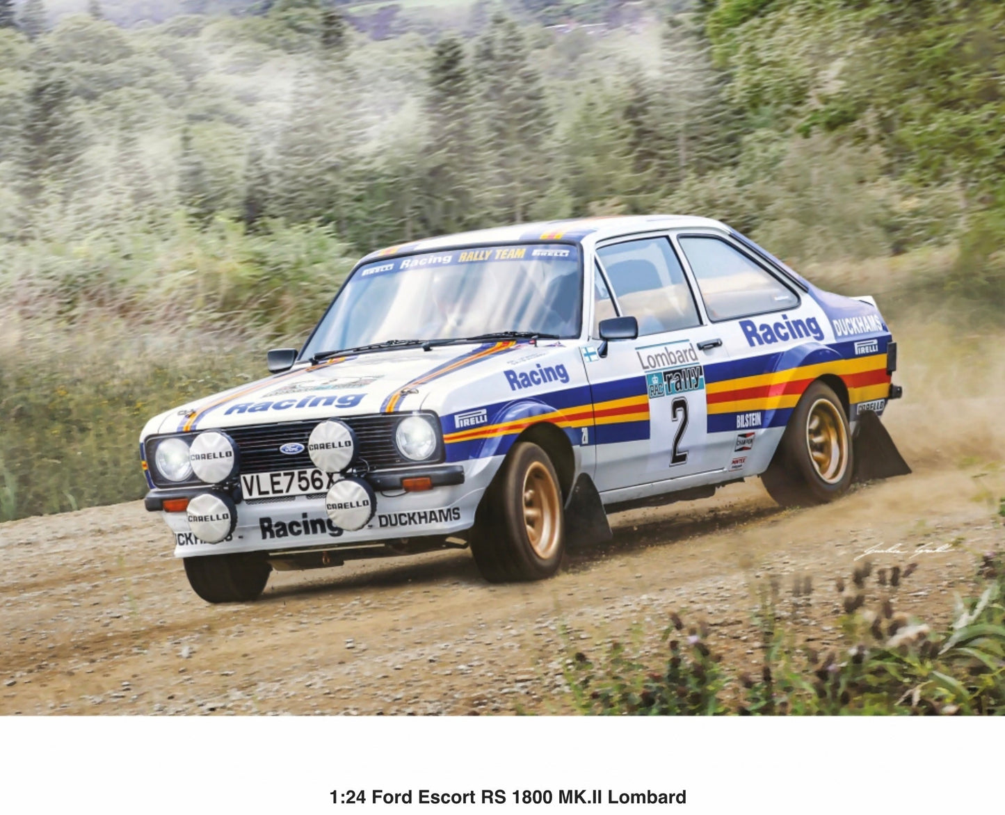 FORD ESCORT MKII RS 1800 - RALLYE LOMBARD RAC 1981