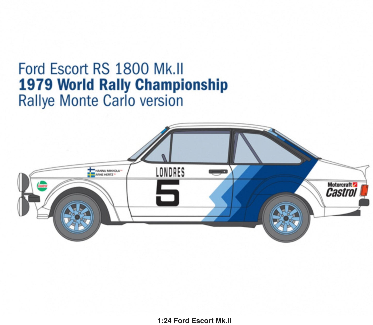 FORD ESCORT MKII RS 1800 - RALLY MONTE CARLO 1979