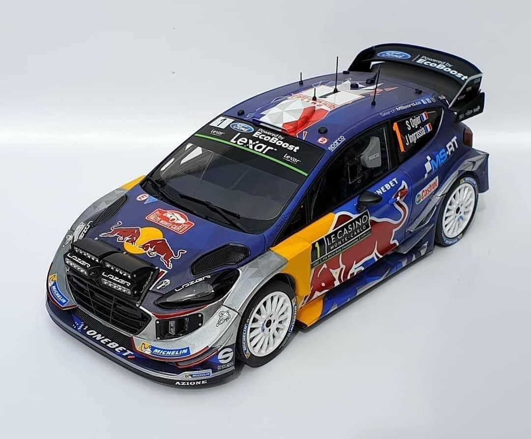Ford Rally Car Rear FORD FIESTA RS WRC 2017 - RALLY MONTE CARLO – DModelkits